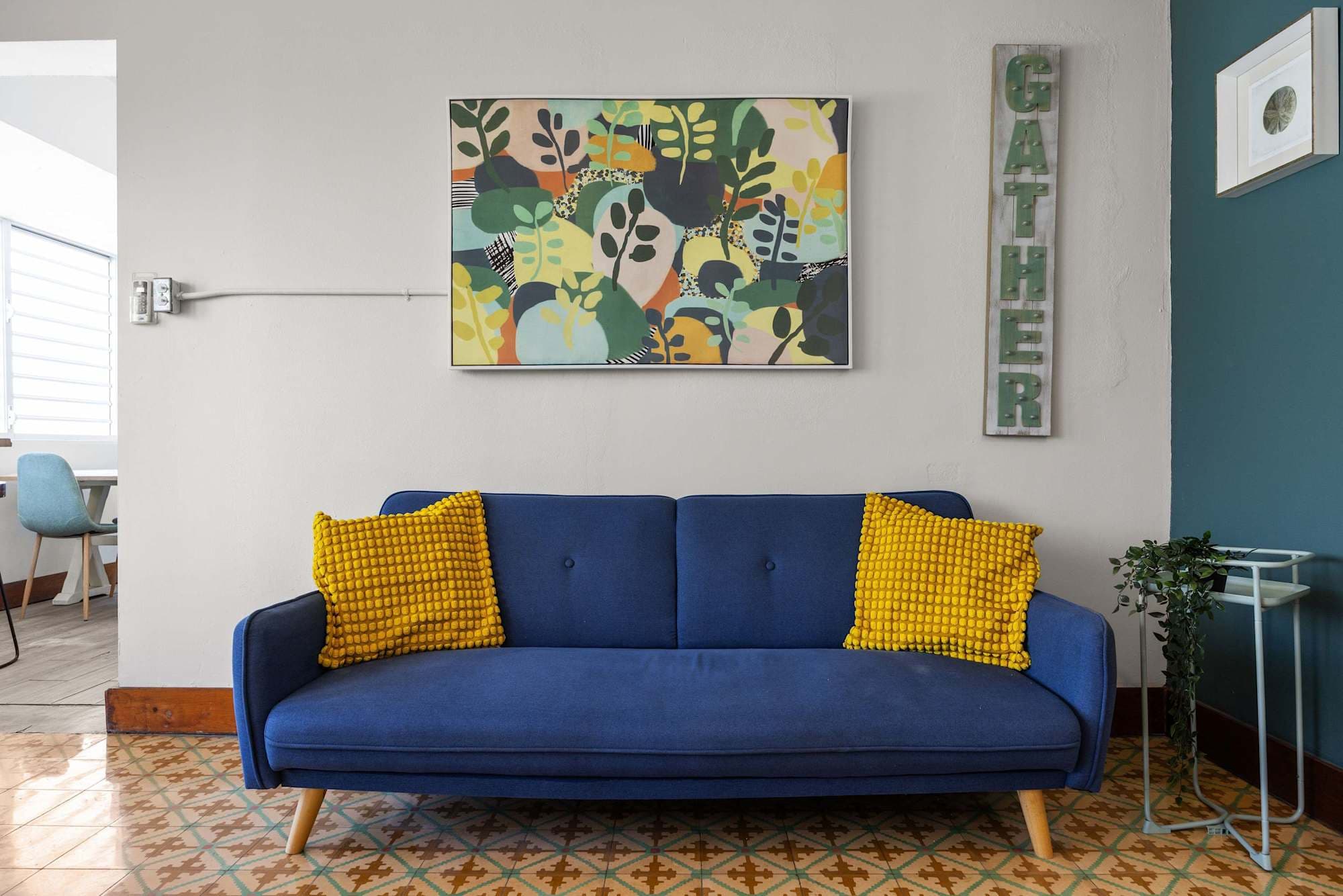 Artful living, unique, stylish space